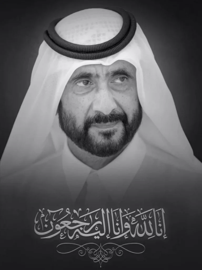 طحنون بن زايد يعزي محمد بن راشد في وفاة أحمد بن راشد
