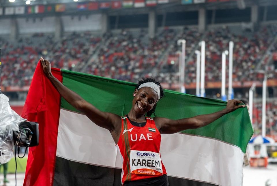 الاتحاد العربي لألعاب القوى يشيد بإنجاز مريم كريم في دورة الألعاب الآسيوية